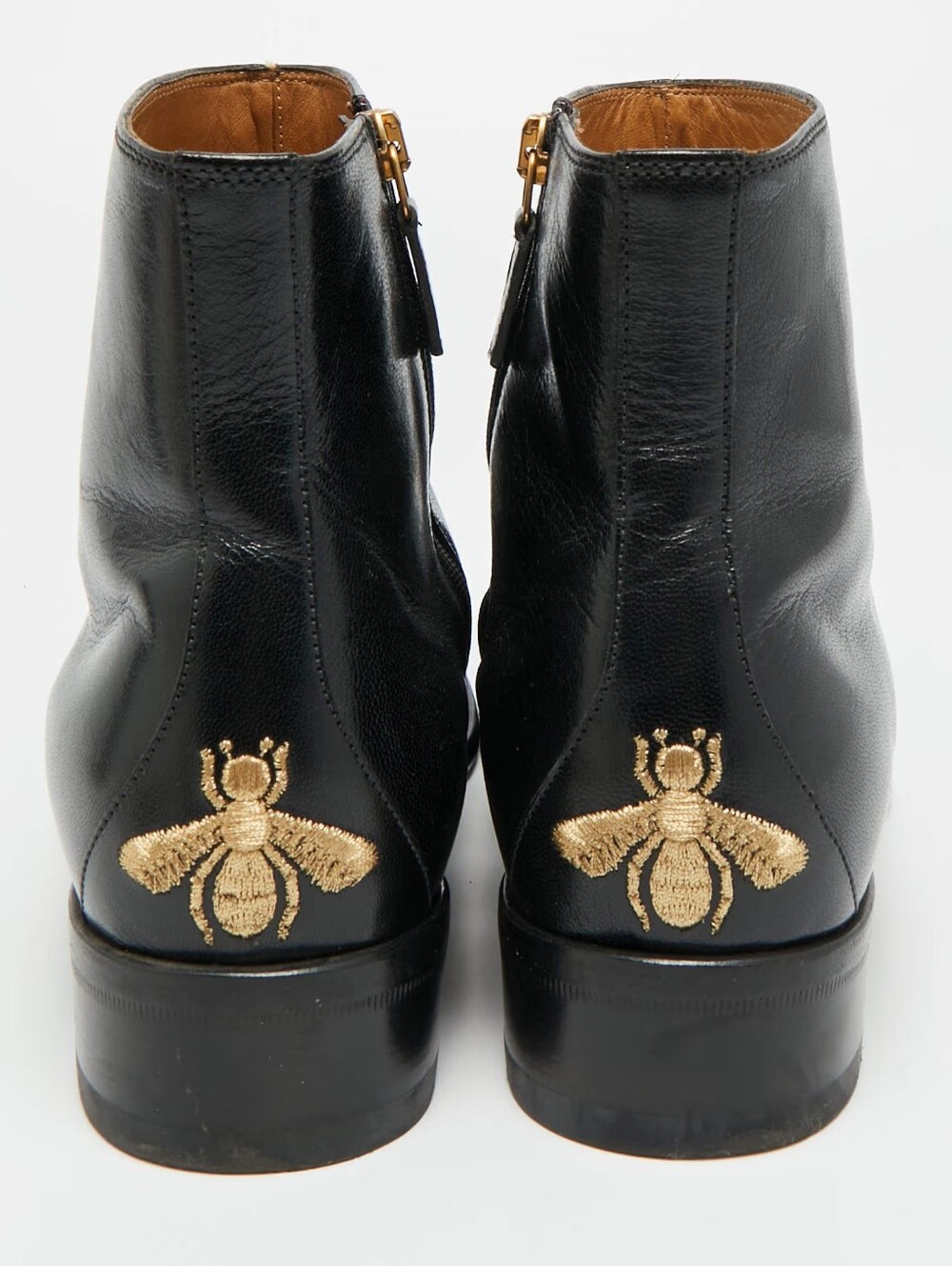 Gucci Horsebit Accent Leather Boots - Men
